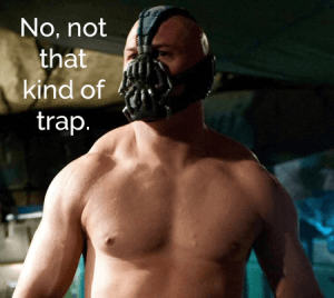 Tom Hardy as Bane in Batman.