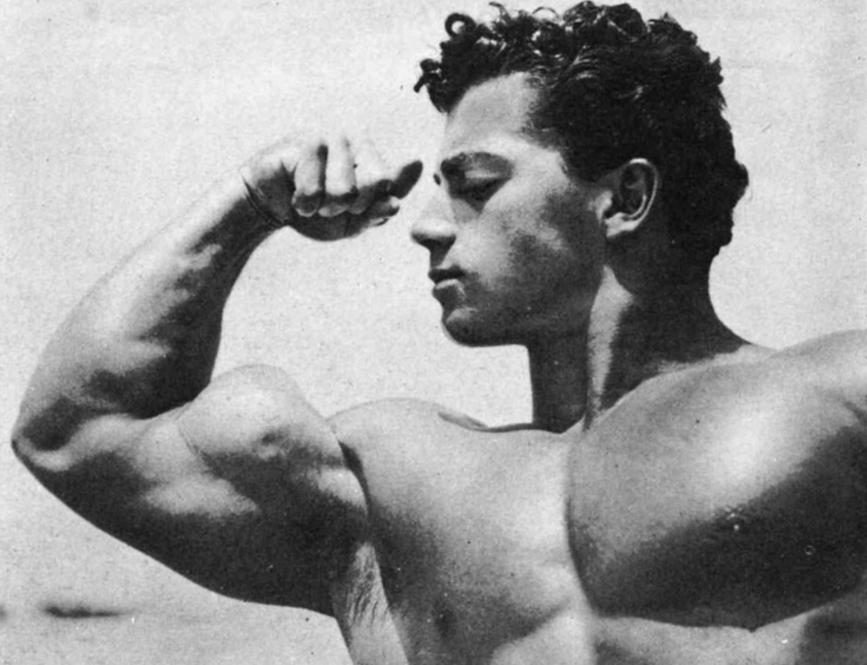 Marvin Eder - a bodybuilder and strength athlete from the early 50s. He weighed 190lbs at 5'7," and benched 515lbs.