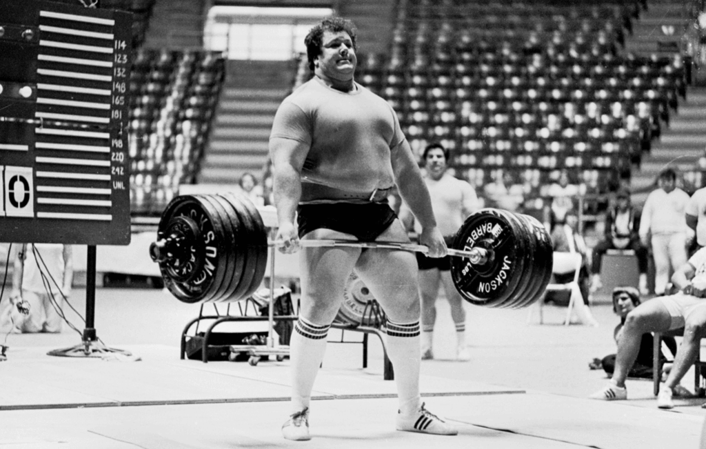 Don Reinhoudt – one of the all-time great lifters. (Objective Strength Standards for Powerlifting)