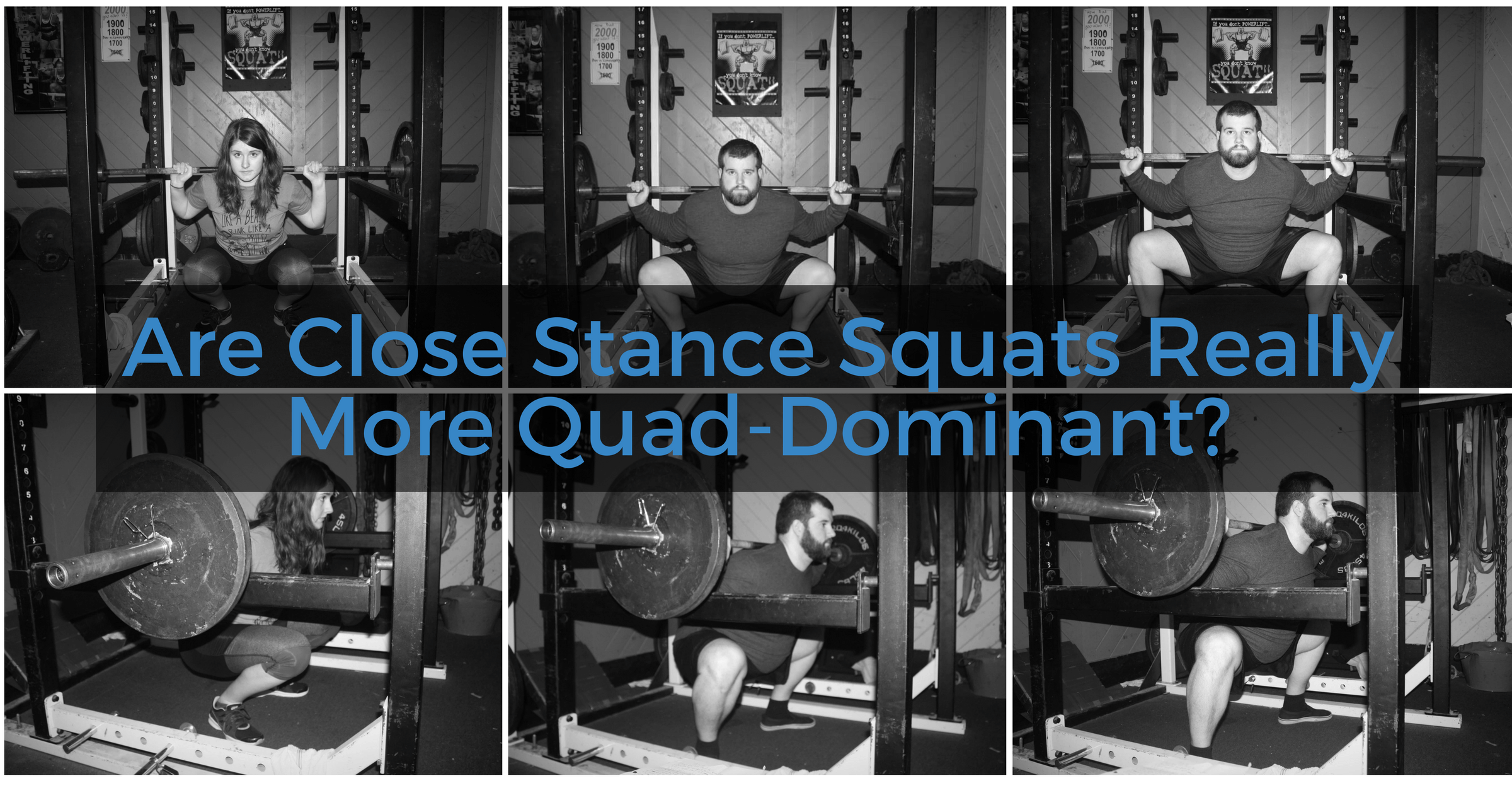 Are Close Stance Squats Really More Quad-Dominant